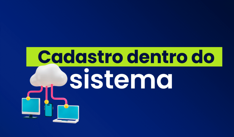 CADASTRO DENTRO DO SISTEMA