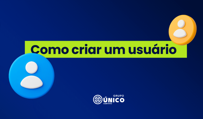 COMO CRIAR UM USUÁRIO